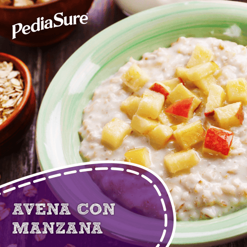 Avena con manzana